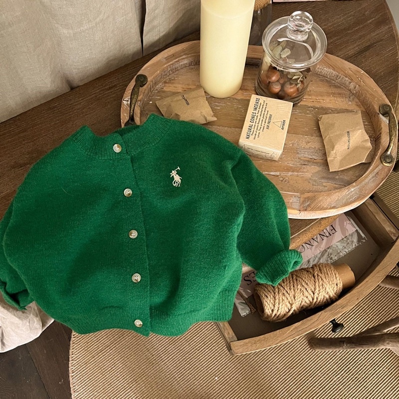 Áo len POLO cao cấp bé trai bé gái