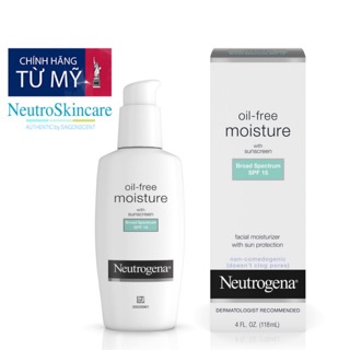 Kem dưỡng Neutrogena Oil Free Moisture SPF 15