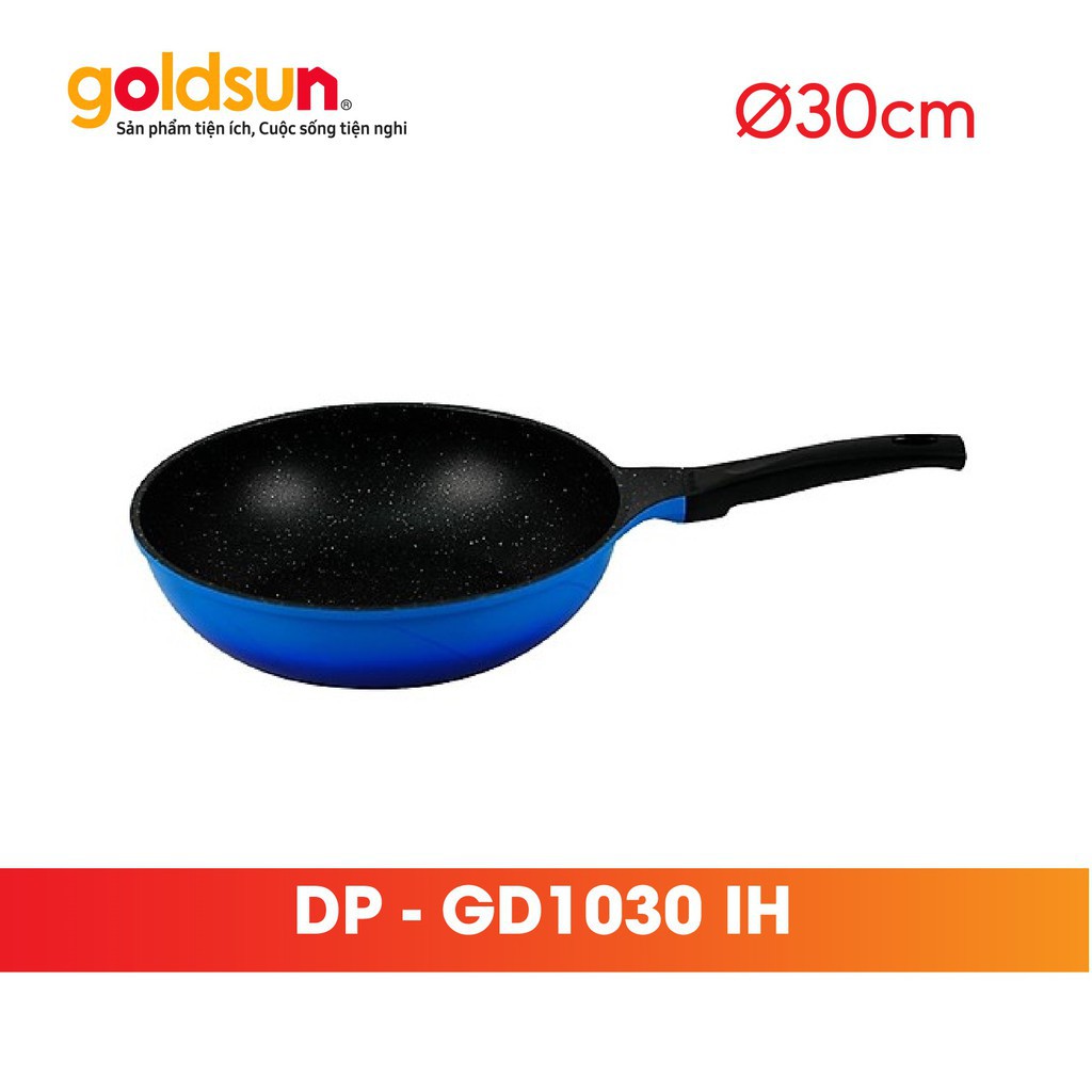 [GOLDSUN VIỆT NAM] 🍳🍳🍳 CHẢO CHỐNG DÍNH ❤️ 30cm*8cm GOLDSUN DP-GD1030-IH(B) ❤️