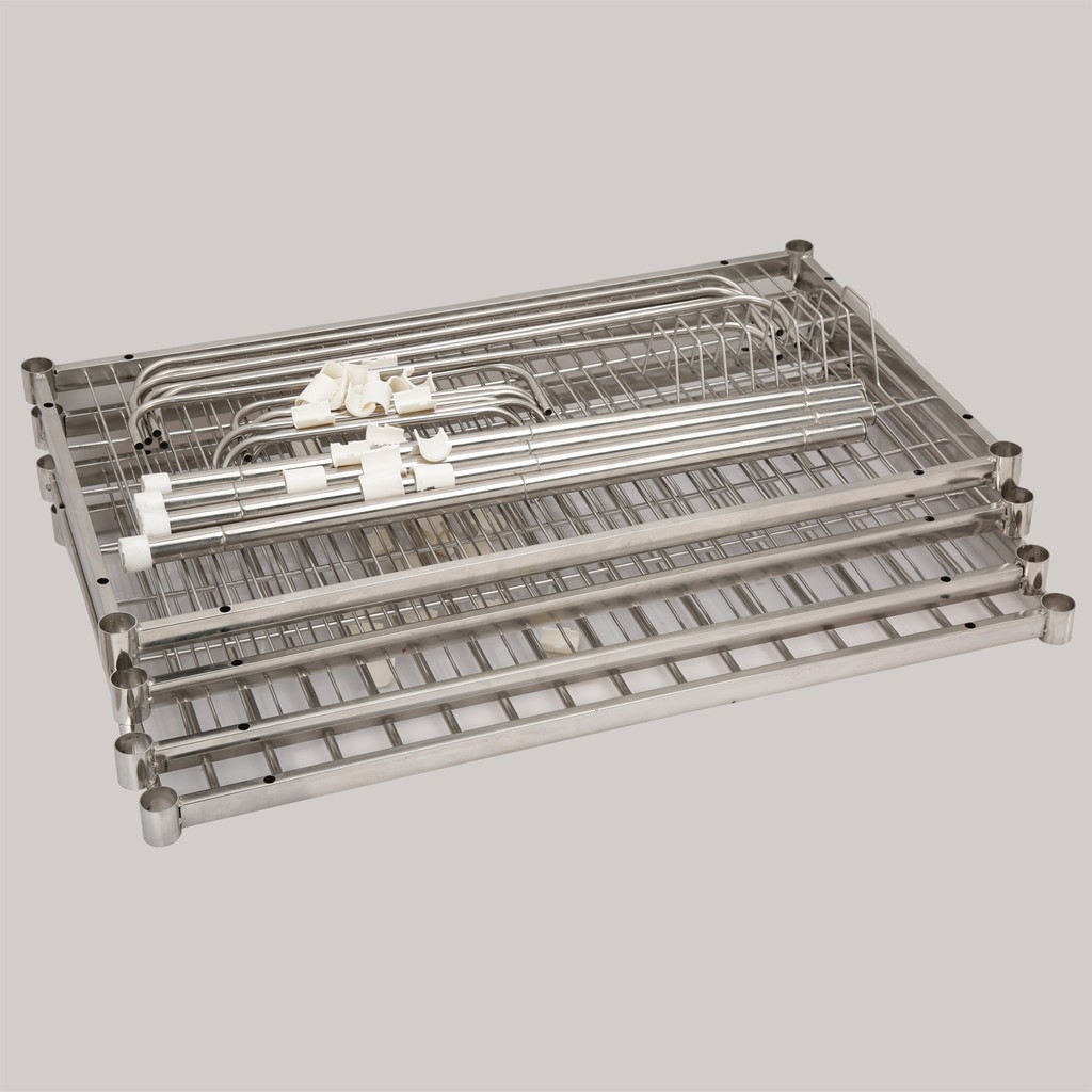 Kệ chén inox 4 tầng prota 72 x 40 x 84cm