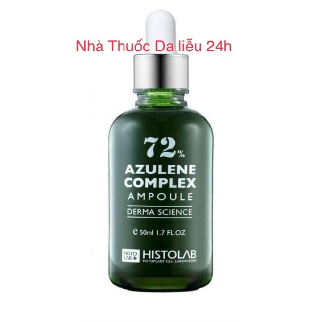 Tinh chất cho da mụn Histolab Azulene Complex Ampoule 72% giúp kiểm soát nhờn giảm mụn - Nhà thuốc da liễu 24h