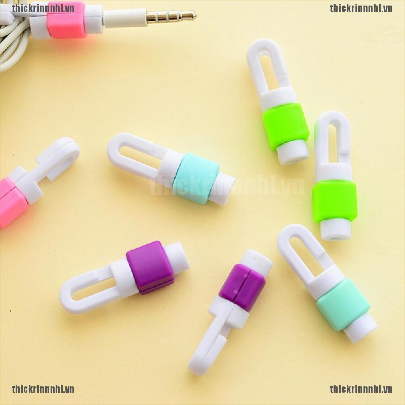 <Hot~new>2 Pcs Data Line Protection Anti Breaking Protective Sleeve For Earphone Line