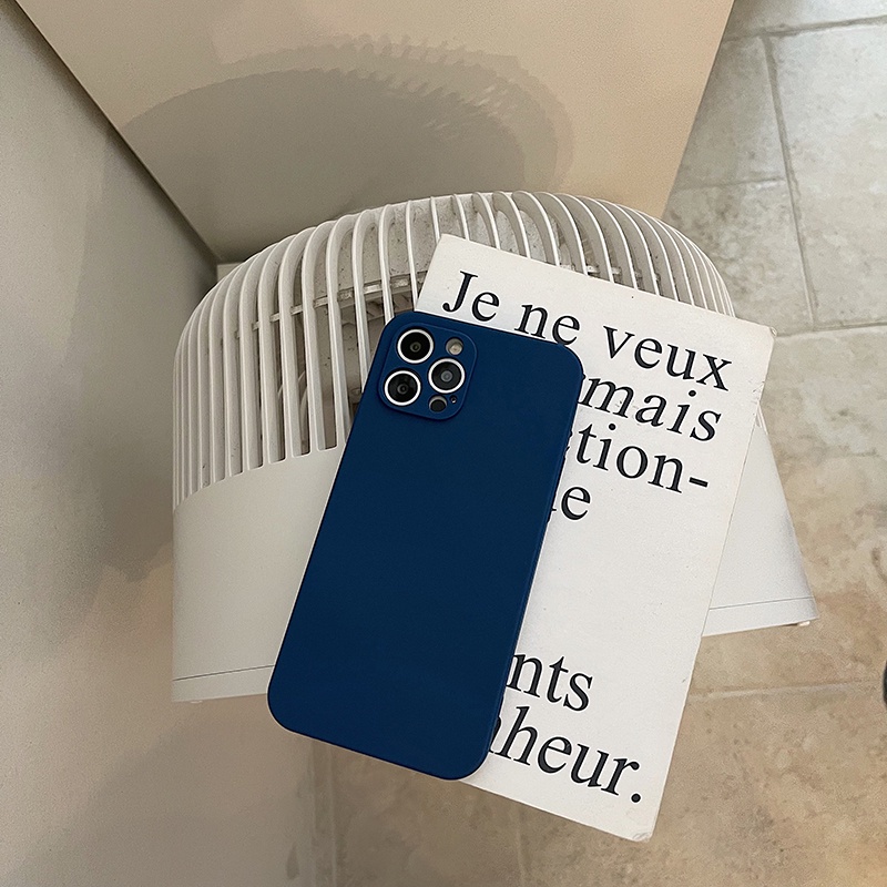 Ốp điện thoại TPU màu trơn cho iPhone 12 Pro Max 11 Pro Max XS Max XR X 8 Plus 7 Plus SE 2020