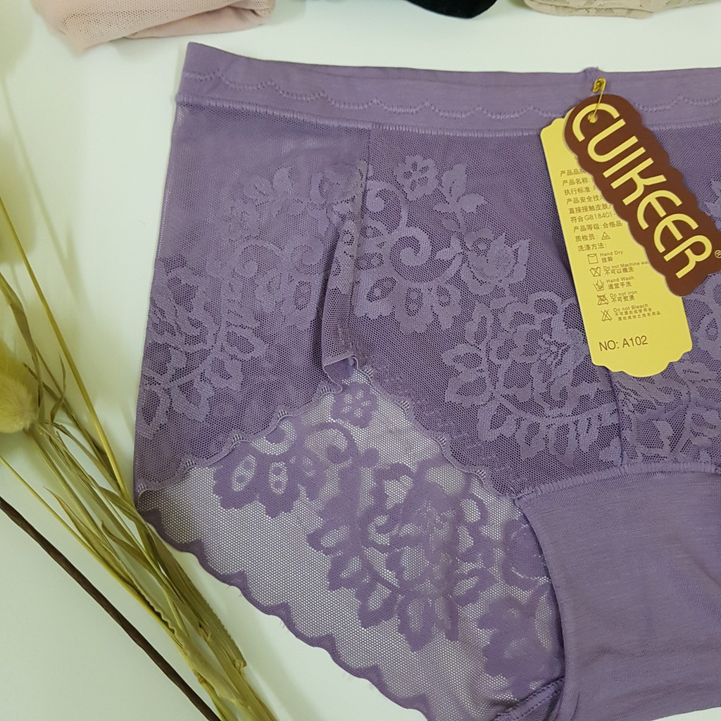 [ HOT HOT ] QUẦN LÓT NỮ CHẤT REN CAO CẤP CẠP CAO A102