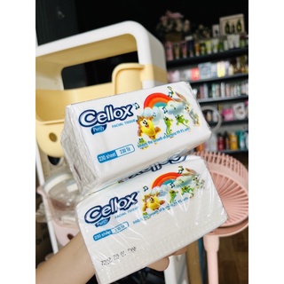 giấy rút lụa Cellox 230 tờ 3 lớp dai mềm mịn [Mẫu mới]