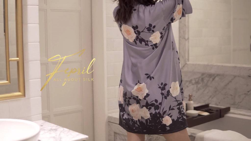 Áo choàng Rosy Print Robe - FEPRIL | BigBuy360 - bigbuy360.vn