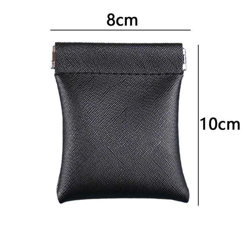 Ví da PU mini đựng tiền xu/thẻ/chìa khóa cho nam và nữ