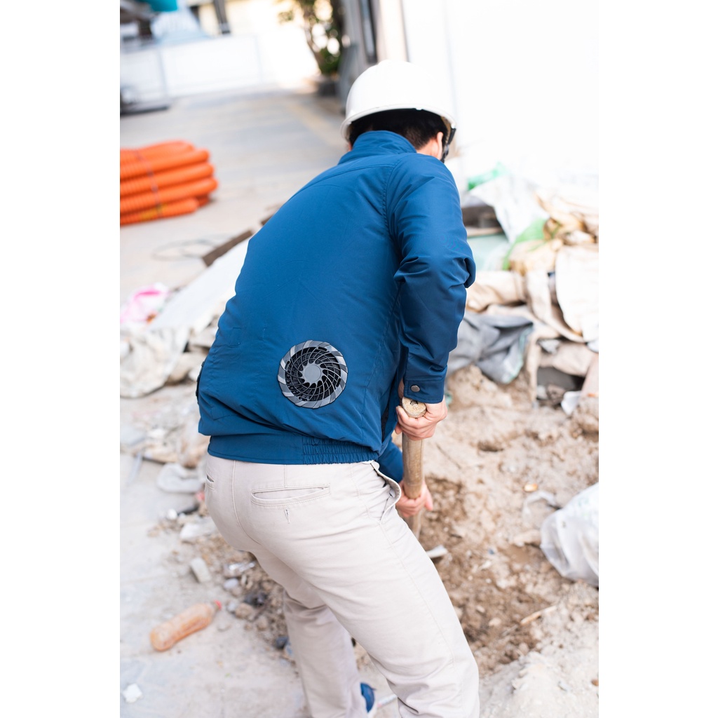 [くちょうふく] Áo Điều Hòa Nhật Bản có đá khô làm lạnh/Pin Li-Polymer 11-24 tiếng lâu chai/BH 12 tháng