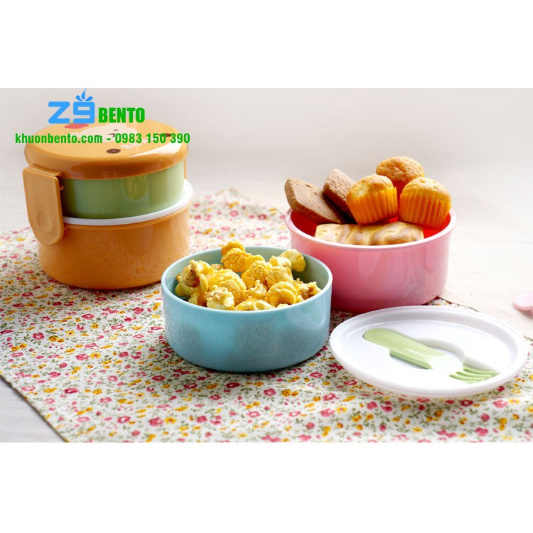 Hộp bento mini tròn cho bé