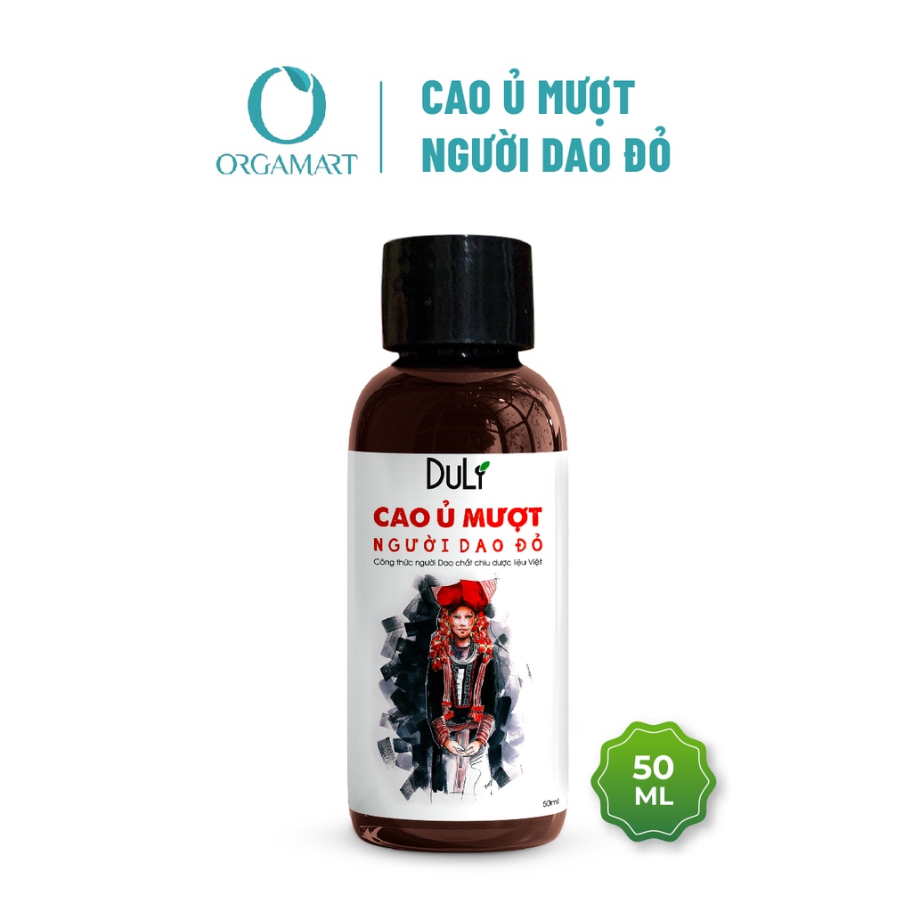 Cao Dầu Xả Duli Thảo Dược Người Dao Đỏ Suôn Mượt Tóc 50ml