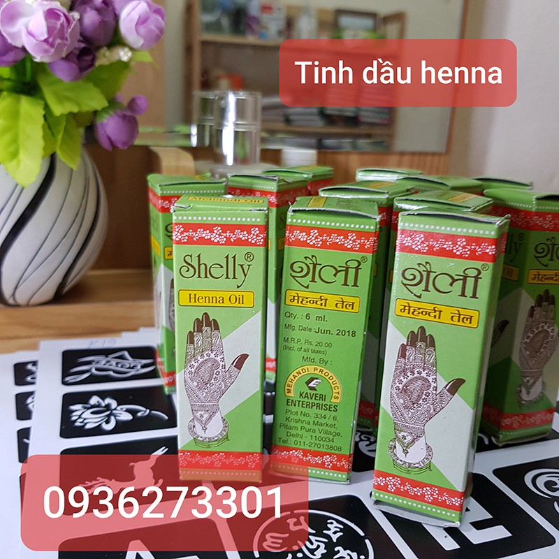 Tinh dầu Henna giúp mực lâu trôi hơn