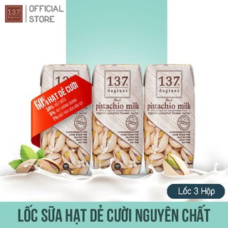 Sữa Hạt Dẻ Cười Nguyên Chất 137 Degrees - Hộp 180ml