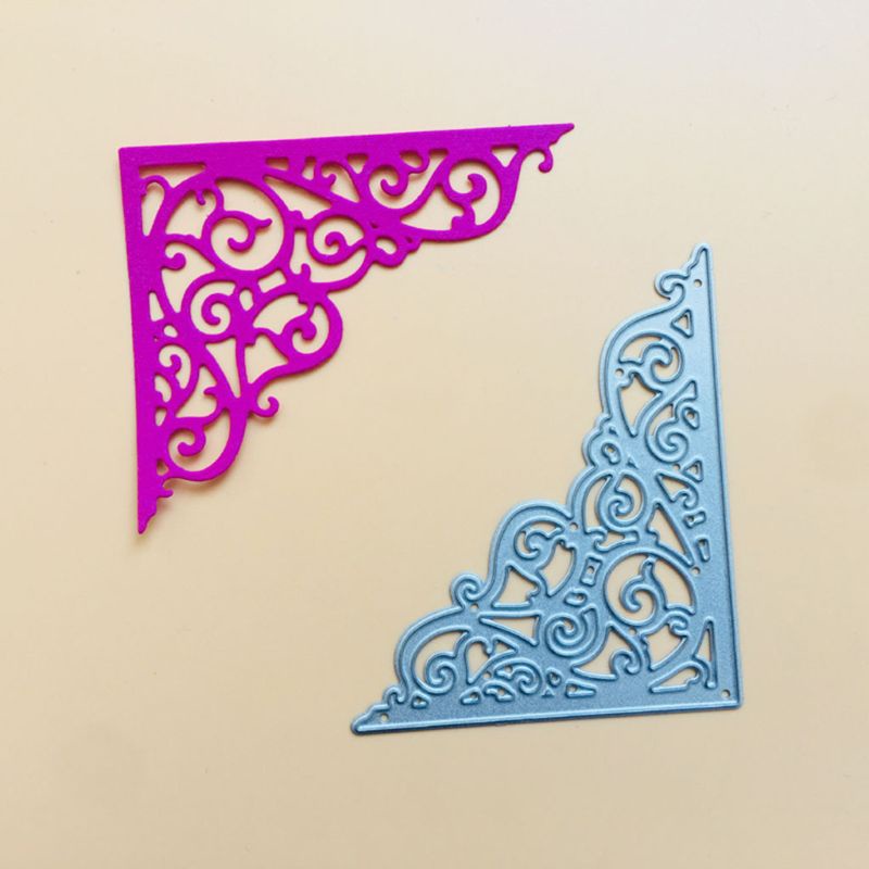 Khuôn Cắt Giấy Làm Từ Kim Loại Hình Góc Blala Trang Trí Scrapbook