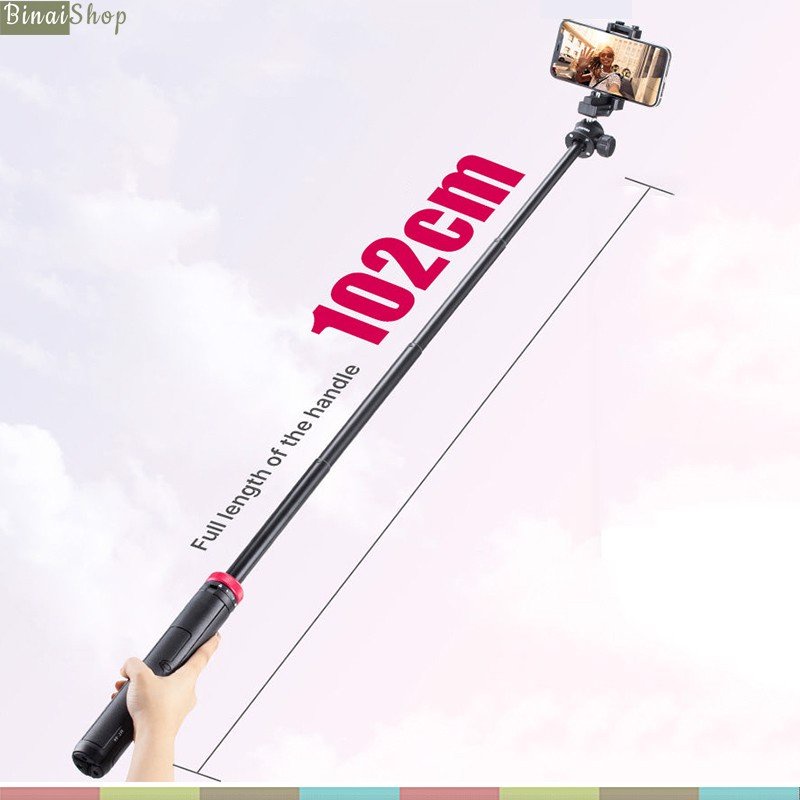 Ulanzi MT-44 - Tripod Mini Cho Máy Ảnh, Điện Thoại, Tải Trọng 1.5 Kg, Chiều Cao Tối Đa 109cm