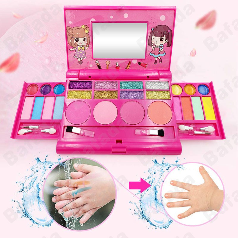 SAFETY TESTED- NON TOXIC Princess Girls Makeup Kit,Make up for Kids Girl,Girls Toy Make Up Kits,,kids make up set,lipstick for kids girl,Pretend Play Kids Beauty Salon,Makeup set for kids real
