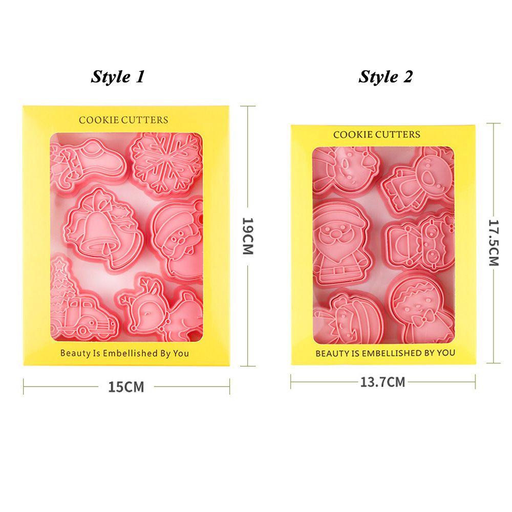 Set 6 Khuôn Làm Bánh Quy Chủ Đề Giáng Sinh