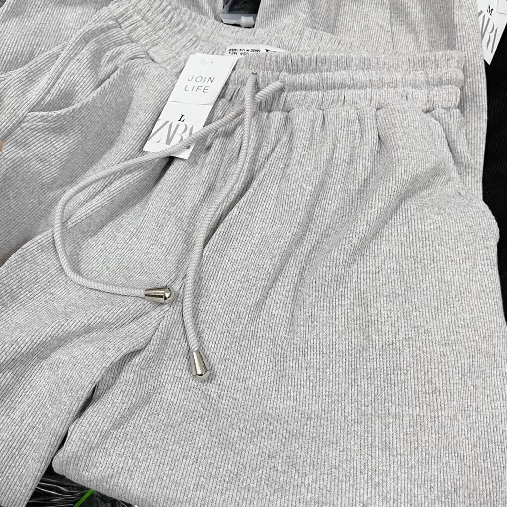 Quần Jogger Nữ Trơn Bo Gấu 3 Màu BOM HOUSE Ullzang Unisex Nam Nữ-mã 906