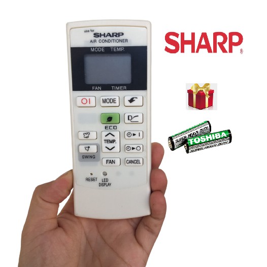 Điều khiển điều hòa Sharp ECO AH-X AH-A AY-A ,Remote Sharp 9000btu .Bảo hành 6 tháng
