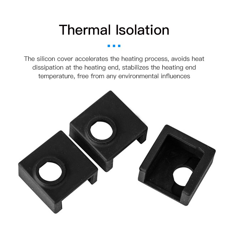 Miếng bao giữ nhiệt Heating Block Silicon Cover 23*17.5*1.5mm cho máy in 3d