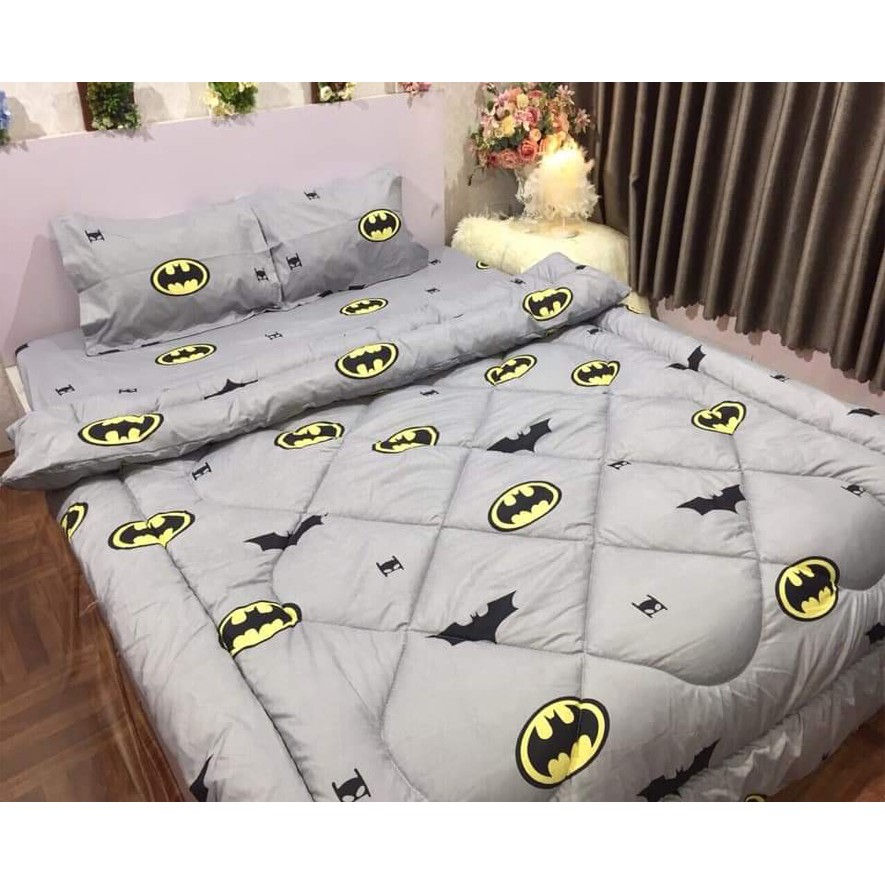 [ĐẸP XUẤT SẮC Chăn Phao Poly Cotton Mẫu Đào Cam Đẹp Chất Vải Mềm (Được chọn mẫu)