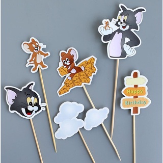 Ready Set 5 Mô Hình Tom Và Jerry Dễ Thương