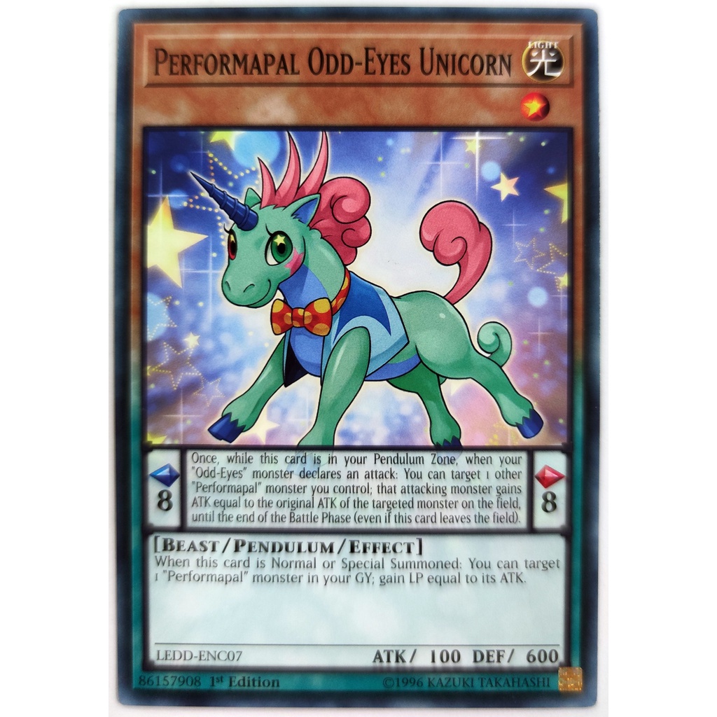[Thẻ Yugioh] Performapal Odd-Eyes Unicorn |EN| Common