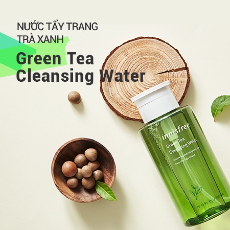 [mới] Nước tẩy trang INNISFREE trà xanh mẫu mới