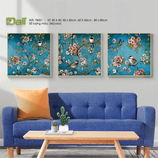 Tranh treo tường tự tô màu số hóa DALI Tranh Bộ   TB006