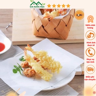 Giấy thấm dầu chiên rán nhật bản -NỘI ĐỊA NHẬT, giúp hút bớt dầu mỡ trong đồ chiên rán giúp đồ ăn giòn hơn