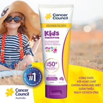 (Hàng Chuẩn Úc) Kem chống nắng Cancer Council SPF 50+/ PA