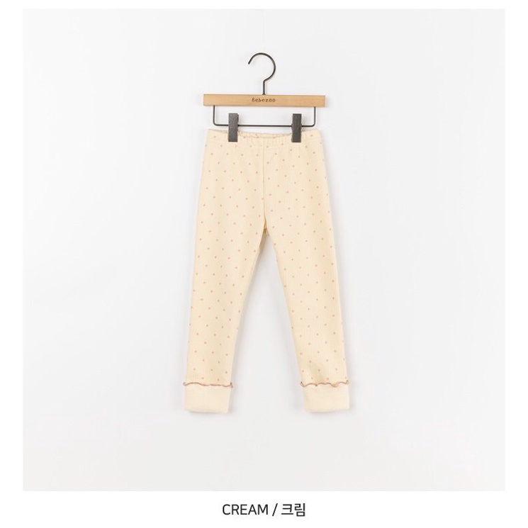 Quần legging nỉ bông bé gái