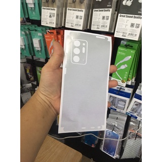 Dán skin lưng full viền Samsung Note 20Ultra / Note 20 / Note 10 / Note 10plus / Note 10lite / Note 9 / Note 8 ..chống t