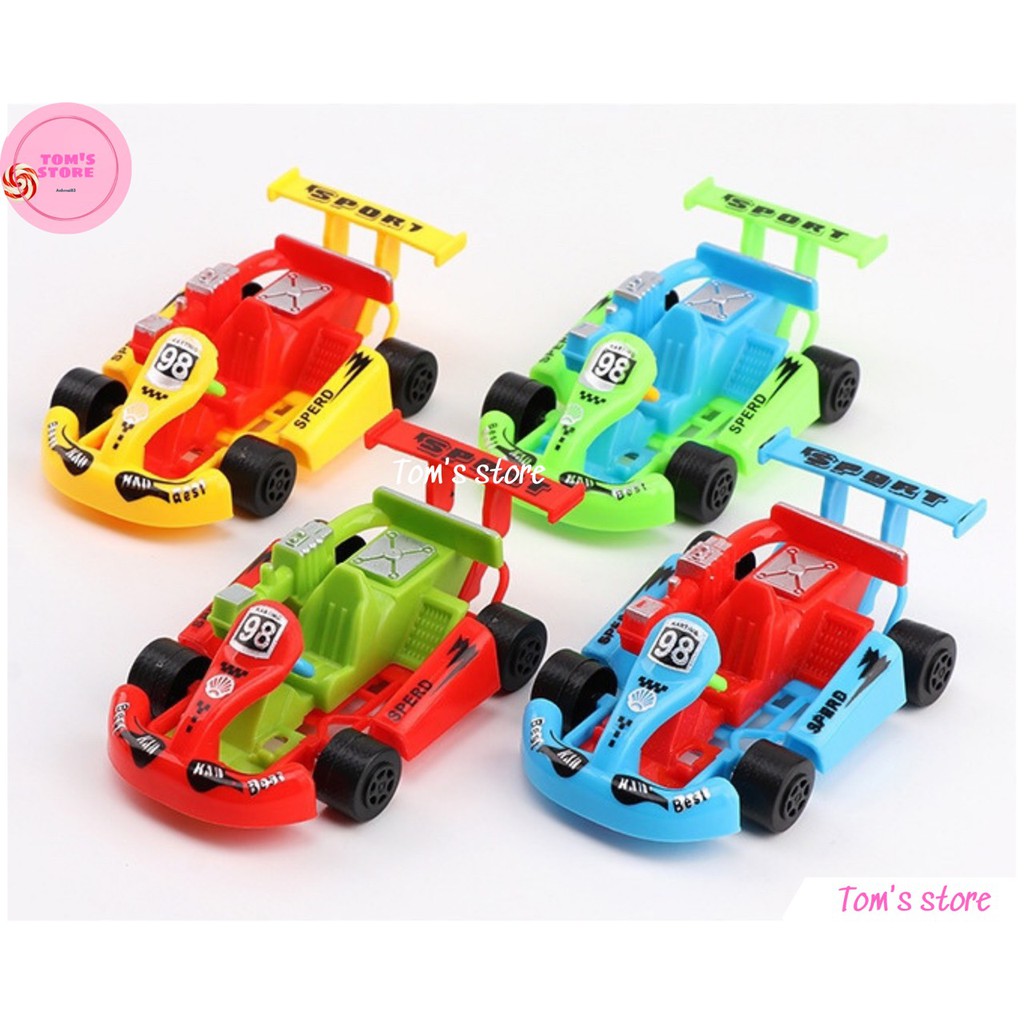 xe ô tô đua đồ chơi mini chạy đà cho bé