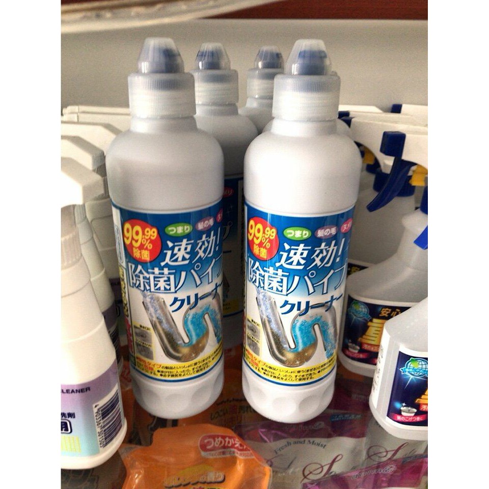 [Hỏa Tốc HN] Chai tẩy thông tắc đường ống cống Rocket 450g Trắng Nội địa Nhật Bản