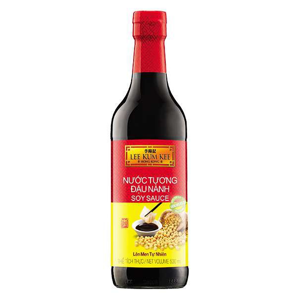 Nước tương đậu nành Lee Kum Kee chai 500ml
