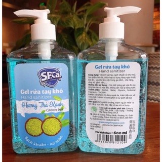 Gel rửa tay khô hương trà xanh 600ml