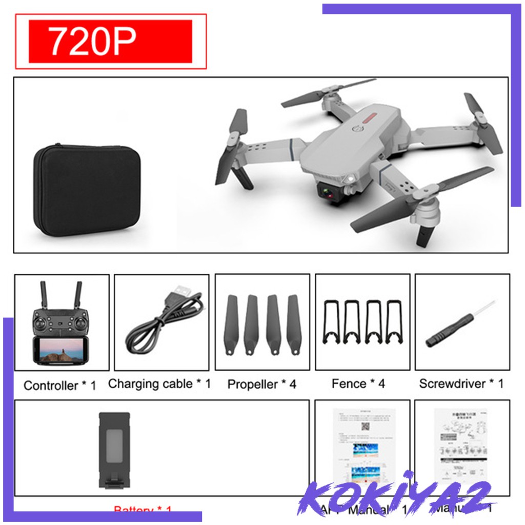 Drone E88 Pro Với Camera Hd Camera Hd 720p