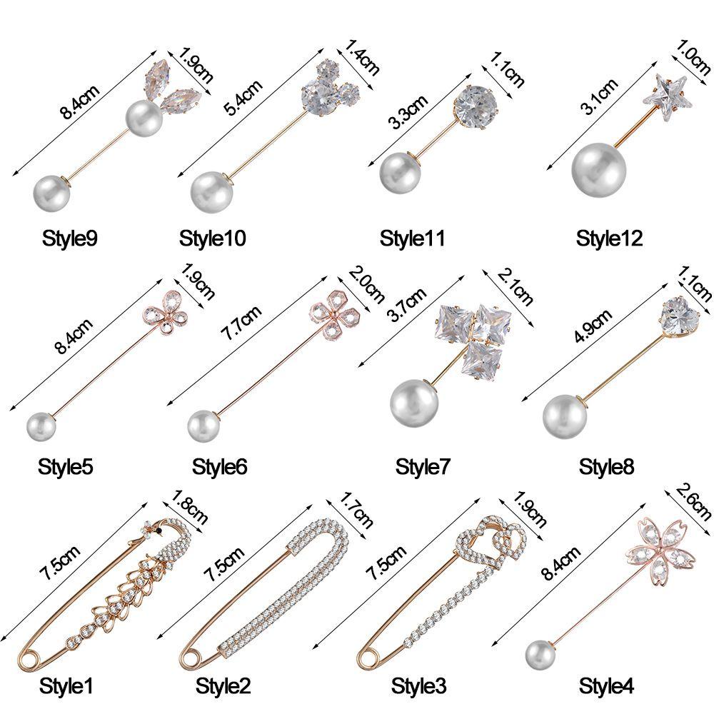 Ghim Cài Khăn Choàng / Khăn Choàng Hijab Bằng Kim Loại Cho Nữ