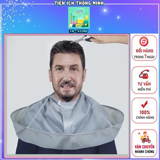 Áo choàng cắt tóc, không làm tóc dính lên người, chống thấm nước. Có thể gập gọn