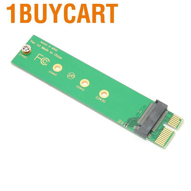 1buycart PCIE to M2 Hard Disk Adapter Expansion Cards PCI-E X4 M.2 SSD SATA/NVME NGFF