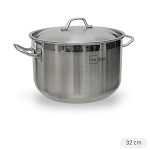 Nồi INOX 3 Đáy Cao Cấp FIVESTAR - Nắp INOX - Nắp Kính- Luộc Cả Con Gà - Chính Hãng - 16 - 20 - 24 - 32cm.