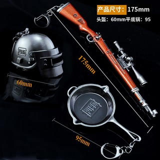 Mô Hình ComBo K98, Mũ 3, Chảo Pubg