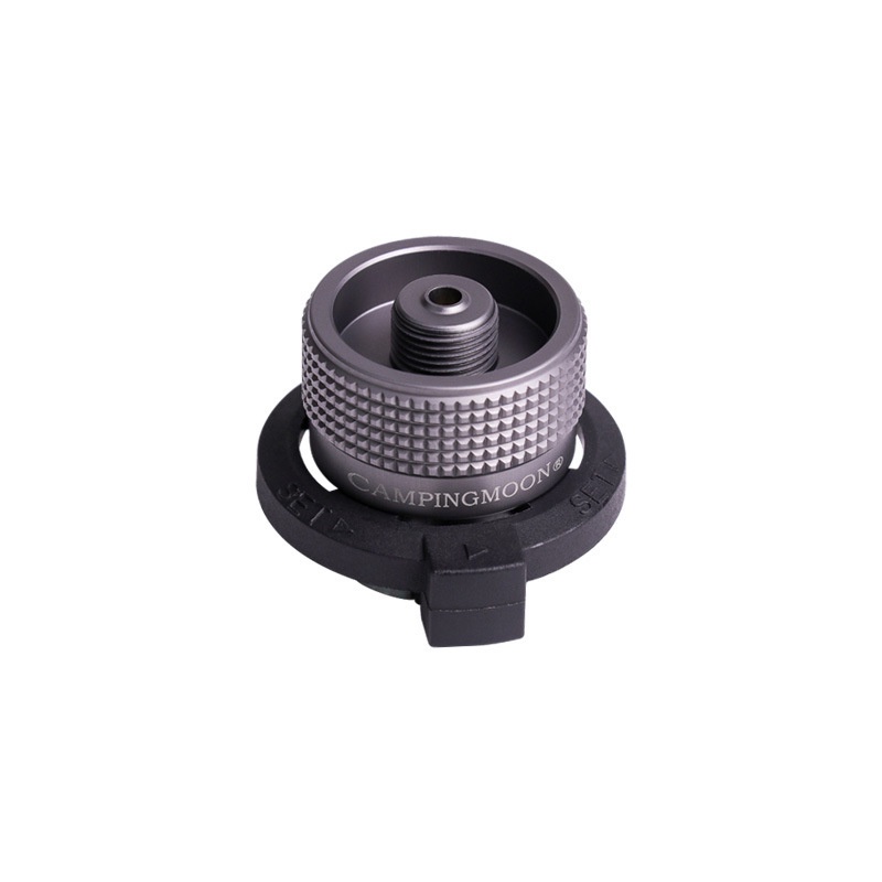 Van bơm gas đầu nạp ga dụng cụ sang chiết gas, Adapter Campingmoon Z15 bơm khí cho bình ga dã ngoại tròn.