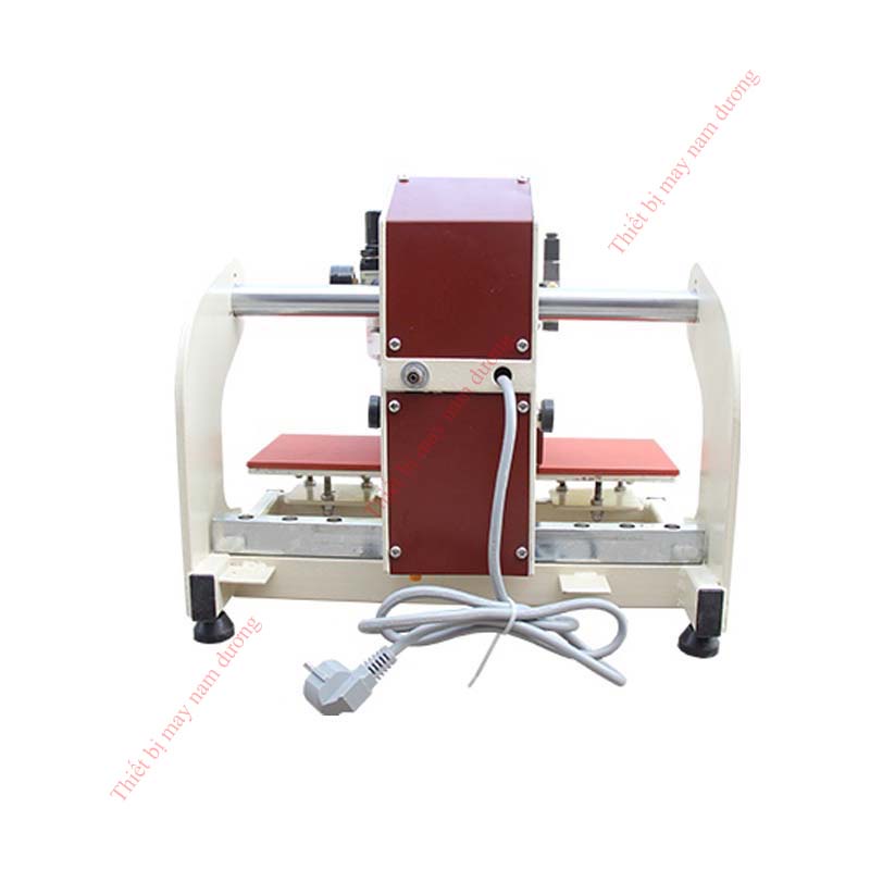 máy ép nhiệt 2 mâm ép tự động khí nén 15x15