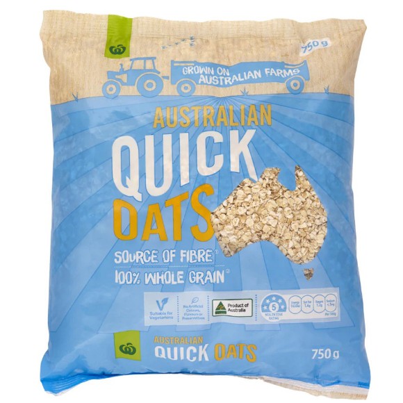 Bột Yến Mạch Woolworths Oat Bran 500g