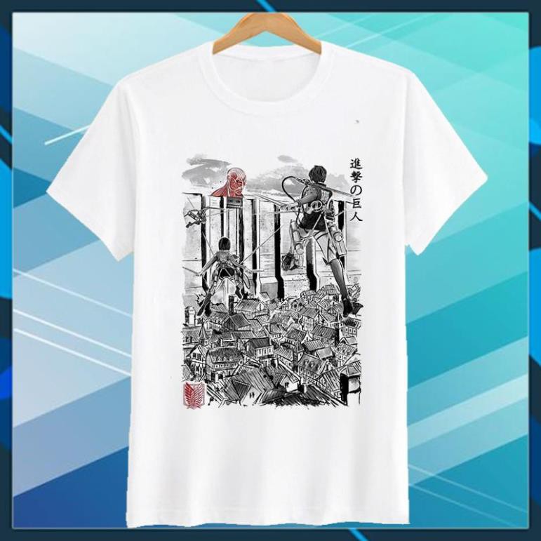 🔥Siêu Rẻ🔥 Áo thun Attack on Titan Art CODE17