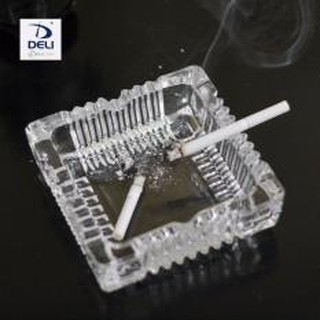 Gạt tàn thuốc bằng thủy tinh trắng
