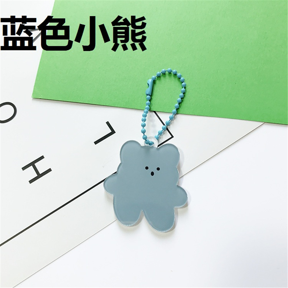 Móc khóa hình gấu đáng yêu trang trí vỏ hộp sạc thích hợp cho Airpods