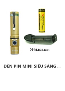 ĐÈN PIN MINI SIÊU SÁNG D16