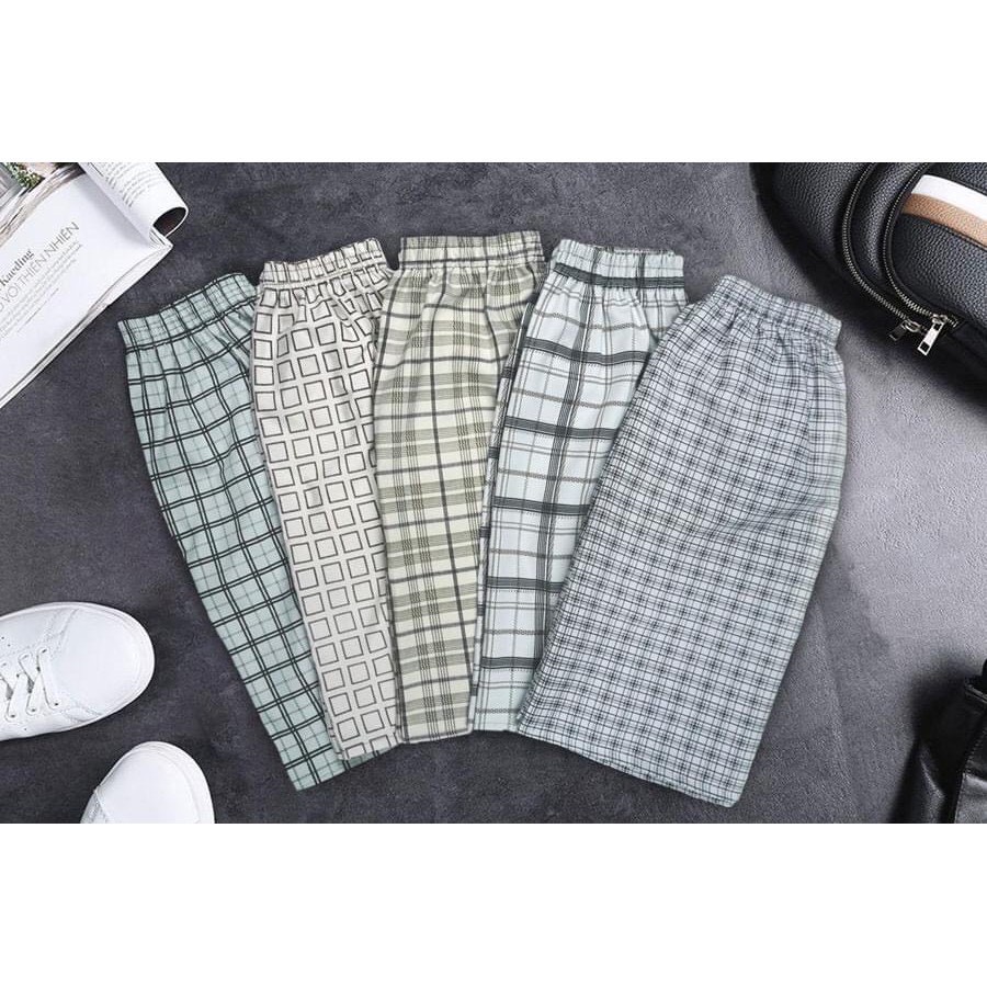 Quần đùi, quần thô, kẻ sọc caro, cotton thô 100% đẹp, short caro ( ảnh video chụp thật) | BigBuy360 - bigbuy360.vn
